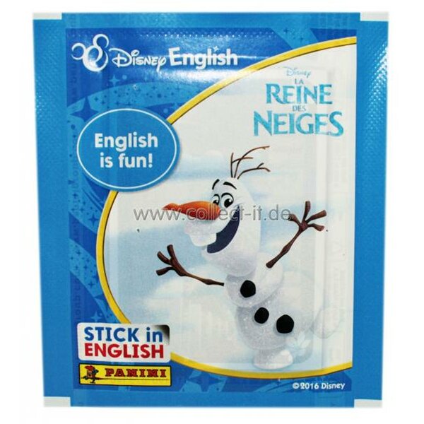 Panini - Disney Die Eiskönigin - English is fun! - Völlig Unverfroren - Sammel-Sticker - 1 Tüte