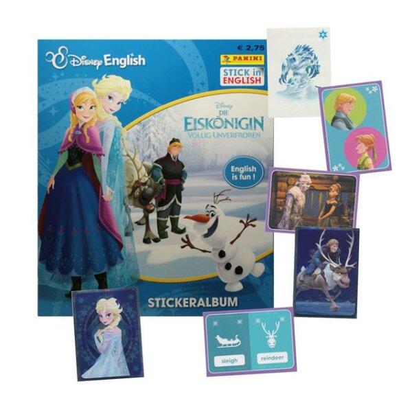 Panini - Disney Die Eiskönigin - English is fun! - Völlig Unverfroren - Komplettsatz+Leeralbum