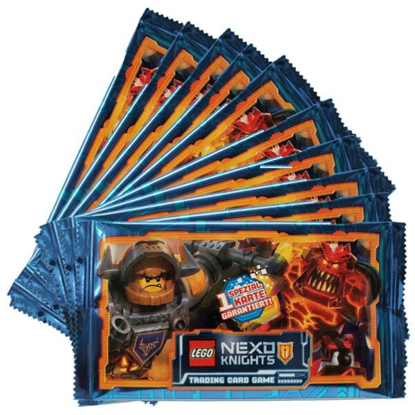 LEGO Nexo Knights - Trading Cards - 10 Booster - Deutsch