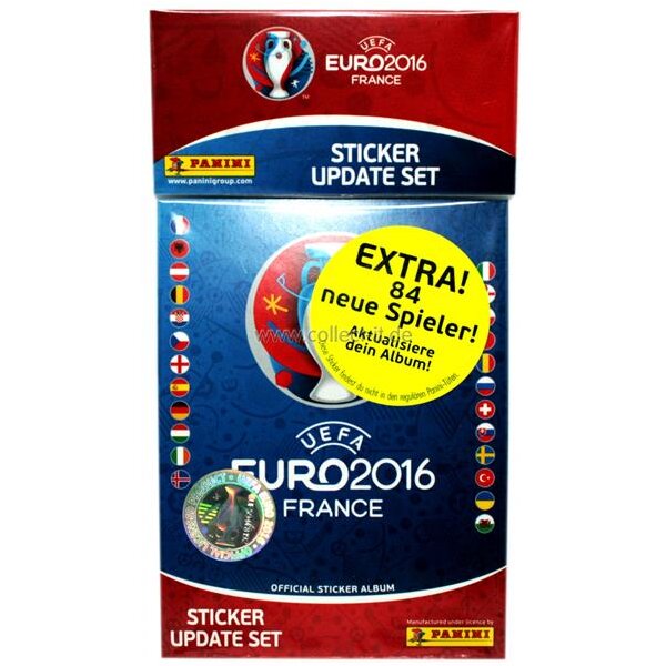 Panini EM 2016 - Sticker UPDATE Set - 84 Neue Spieler