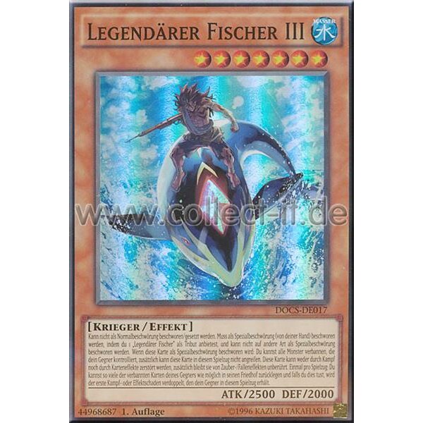 DOCS-DE017 Legendärer Fischer III - 1. Auflage