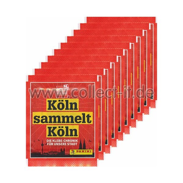 Panini - Köln sammelt Köln - Sammel-Sticker 2014 - 10 Tüten