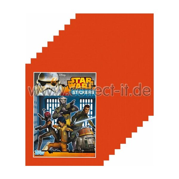 TOPPS - Star Wars Rebels Sticker - 10 Tüten