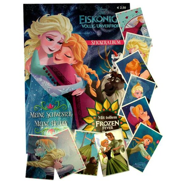 Panini - Disney Die Eiskönigin - Serie 3 - Meine Schwester Meine Heldin - Sammelsticker - Komplettsatz + Leeralbum