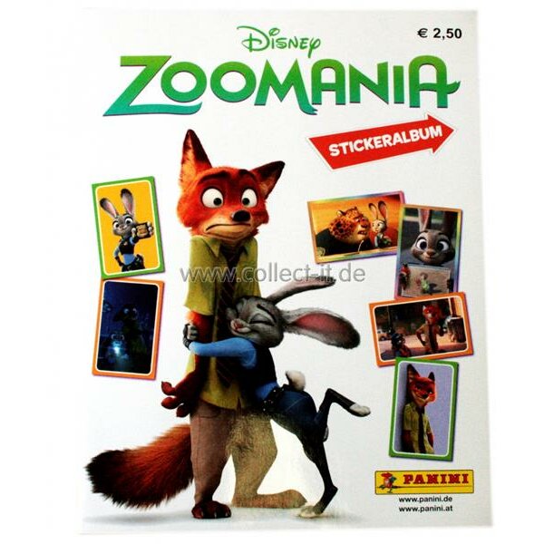 Disney Zoomania - Sammel-Sticker - Stickeralbum