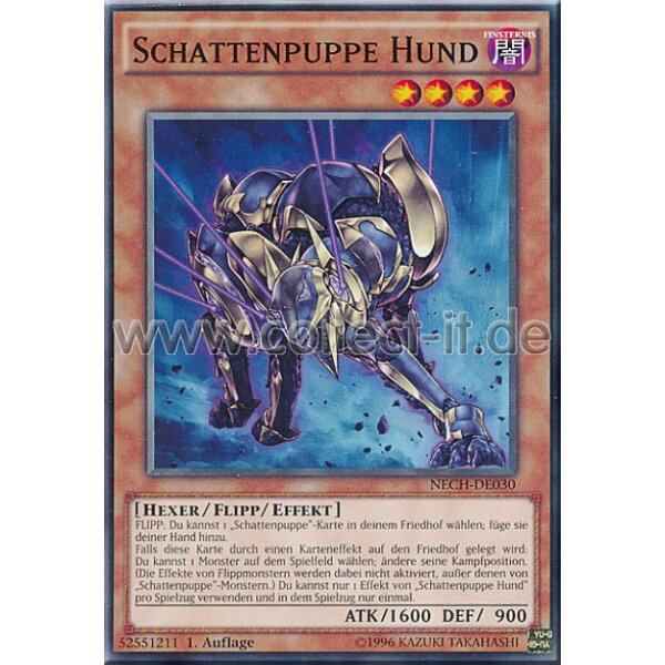 NECH-DE030 Schattenpuppe Hund - 1. Auflage