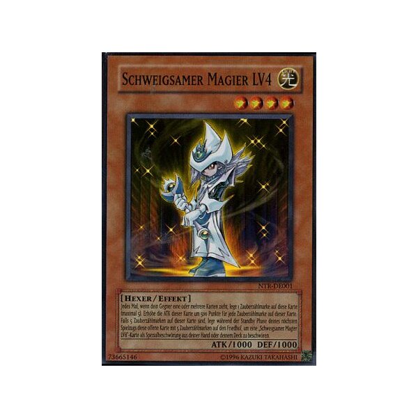 NTR-DE001 Schweigsamer Magier LV4 - Super Rare