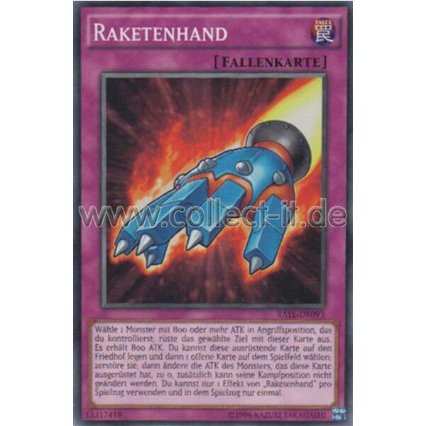 RATE-DE093 Raketenhand - Unlimitiert