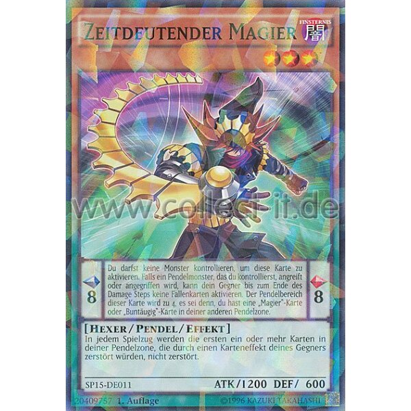 SP15-DE011-SF Zeitdeutender Magier - 1. Auflage - Shatterfoil