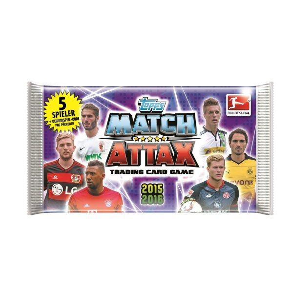 Match Attax - SAISON 15/16 - 1 Booster (10 Karten)