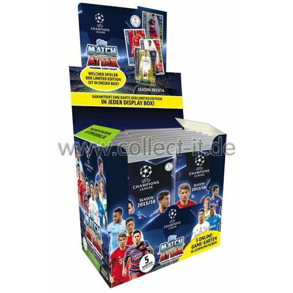 TOPPS - Champions League 2015/16 - Trading Cards - Display