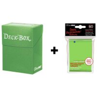 Ultra Pro Deck Box + 60 Deck Protector Sleeves - Grün