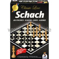 Schmidt Spiele 49082 - Classic Line, Schach, mit extra...