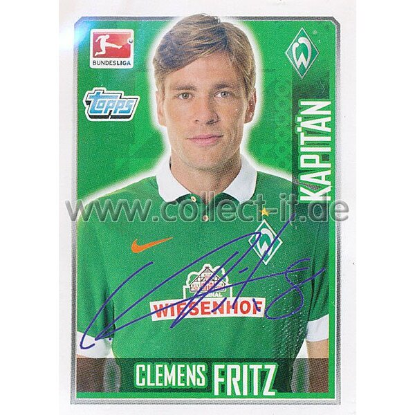 Topps Bundesliga 2014/15  -  Sticker 41 - Clemens Fritz