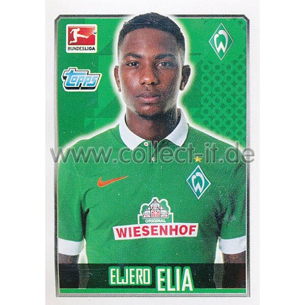 Topps Bundesliga 2014/15  -  Sticker 45 - Eljreo Elia