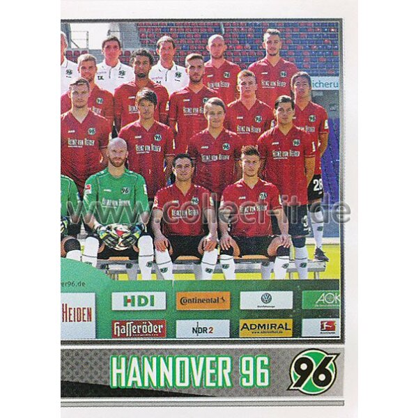 Topps Bundesliga 2014/15  -  Sticker 110 - Hannover 96 Mannschaftsbild 2