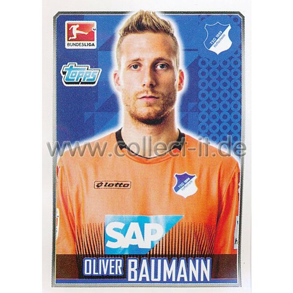 Topps Bundesliga 2014/15  -  Sticker 127 - Oliver Baumann