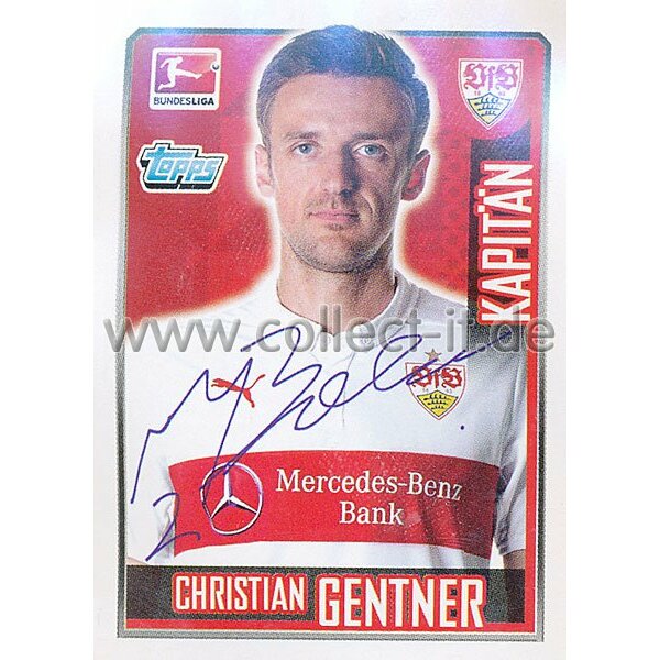 Topps Bundesliga 2014/15  -  Sticker 252 - Christian Gentner