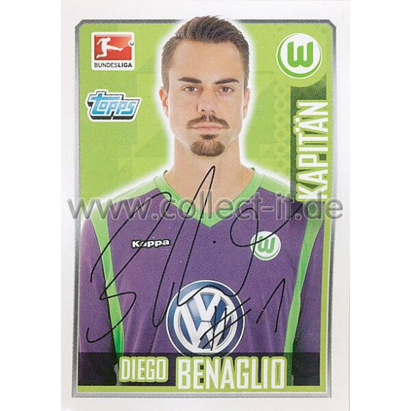 Topps Bundesliga 2014/15  -  Sticker 262 - Diego Benaglio