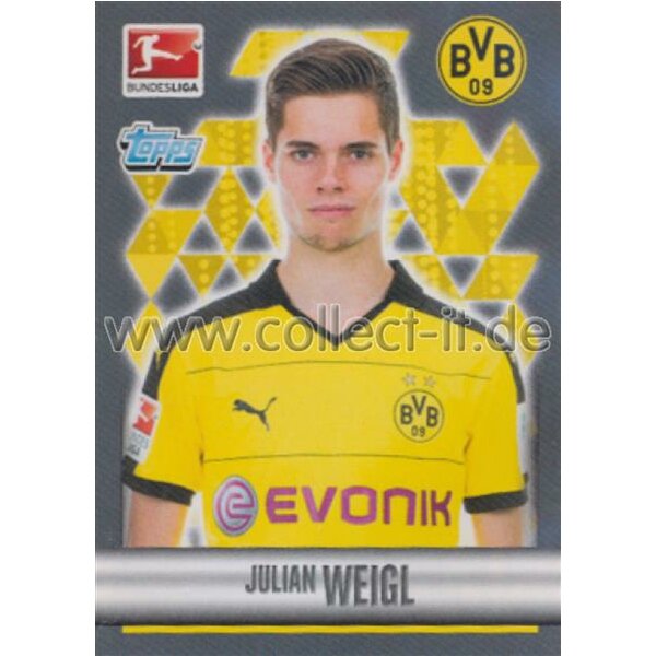 TOPPS Bundesliga 2015/2016 - Sticker 107 - Julian Weigl