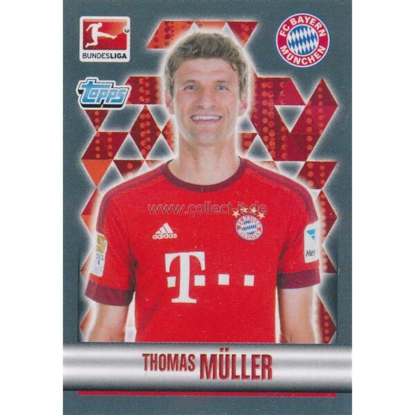 TOPPS Bundesliga 2015/2016 - Sticker 332 - Thomas Müller