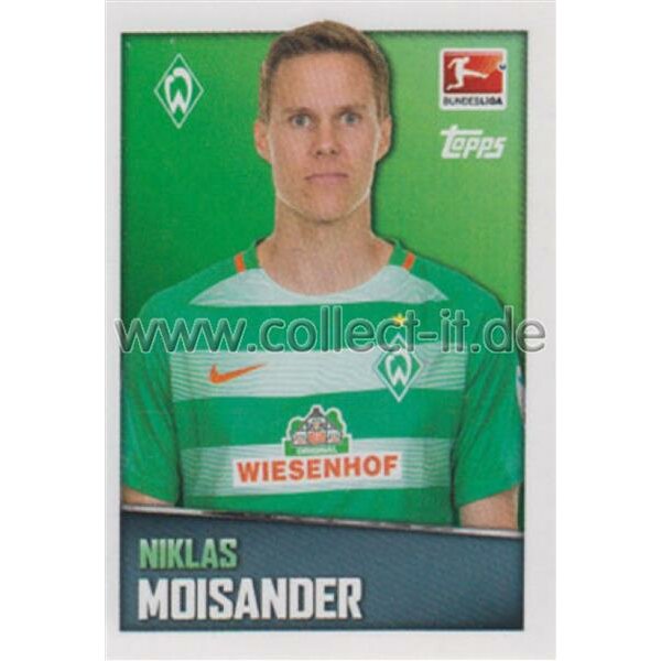 TOPPS Bundesliga 2016/2017 - Sticker 56 - Niklas Moisander