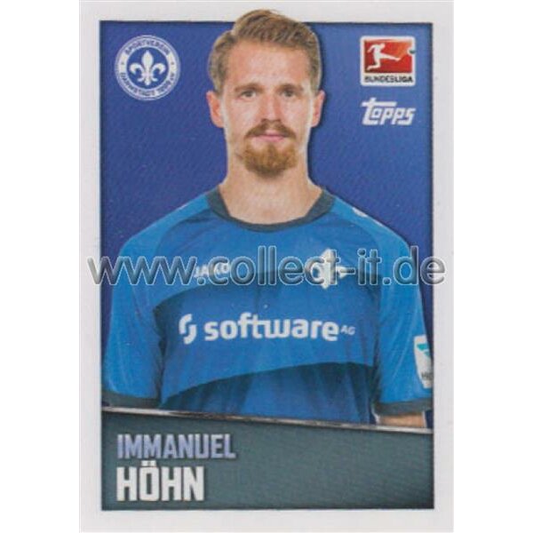 TOPPS Bundesliga 2016/2017 - Sticker 75 - Immanuel Höhn