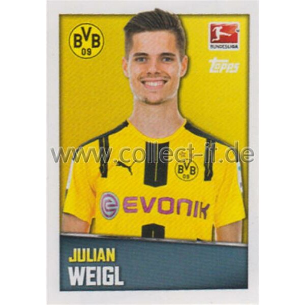 TOPPS Bundesliga 2016/2017 - Sticker 100 - Julian Weigl