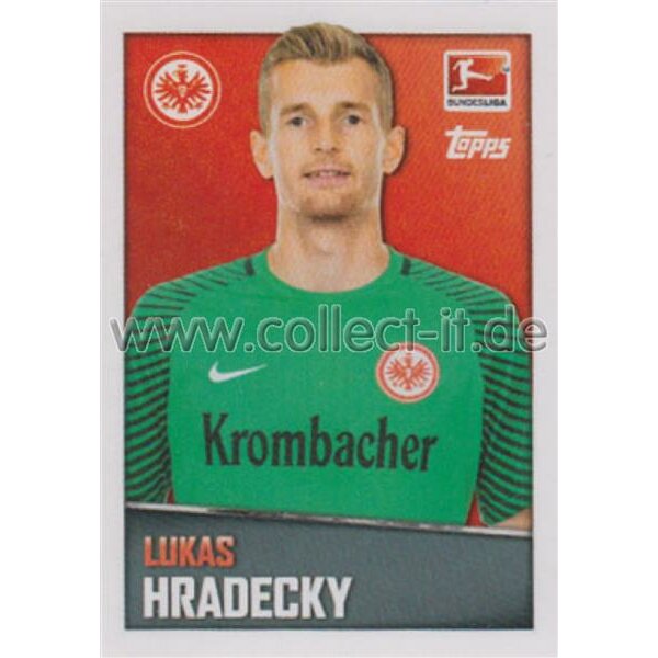 TOPPS Bundesliga 2016/2017 - Sticker 114 - Lukas Hradecky