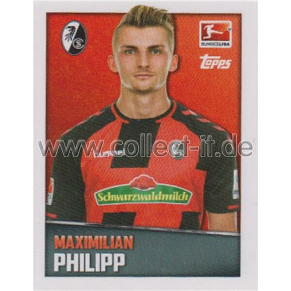 TOPPS Bundesliga 2016/2017 - Sticker 142 - Maximilian Philipp