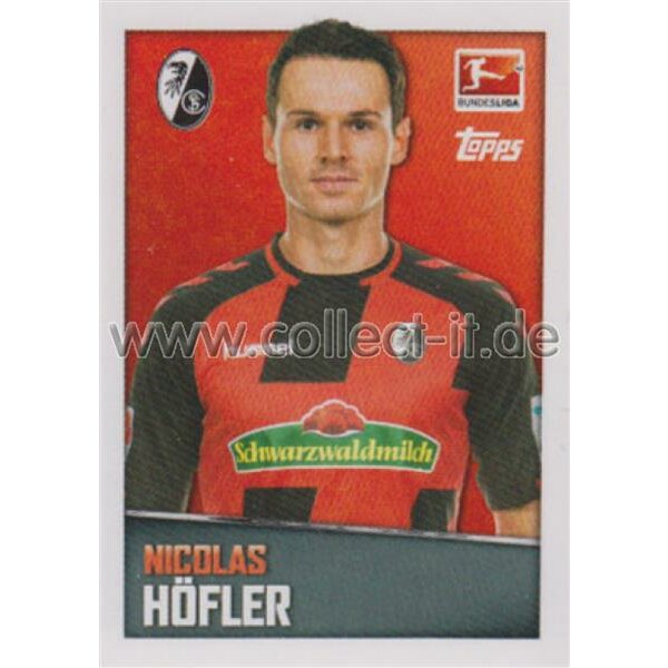 TOPPS Bundesliga 2016/2017 - Sticker 143 - Nicolas Höfler