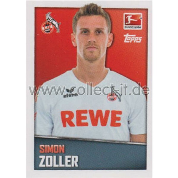 TOPPS Bundesliga 2016/2017 - Sticker 250 - Simon Zoller