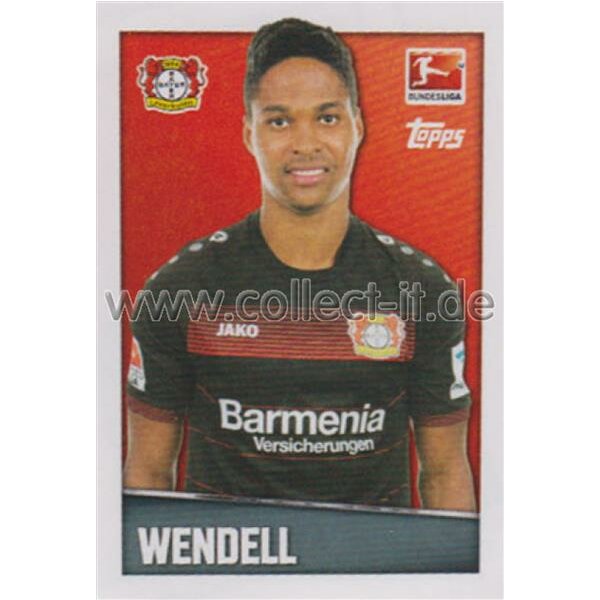 TOPPS Bundesliga 2016/2017 - Sticker 283 - Wendell