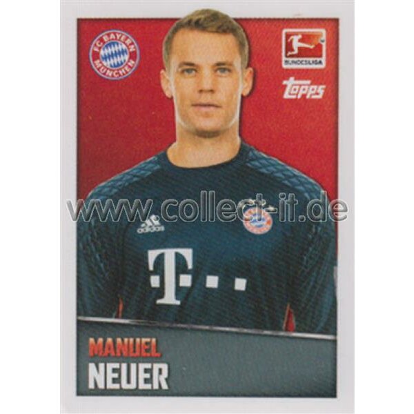 TOPPS Bundesliga 2016/2017 - Sticker 342 - Manuel Neuer