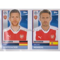 CL1617 - Sticker - ARL06+07 - Per Mertesacker+Nacho...