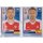 CL1617 - Sticker - ARL06+07 - Per Mertesacker+Nacho Monreal [Arsenal FC]