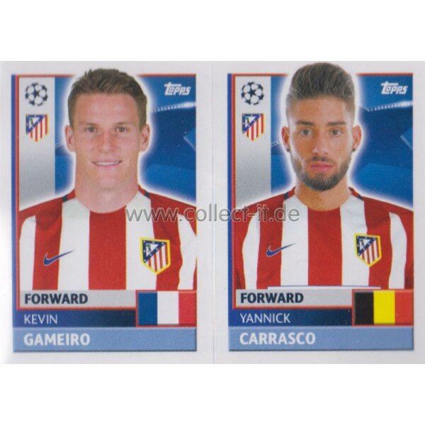 CL1617 - Sticker - ATL16+17 - Kevin Gameiro+Yannick Carrasco [Atlético Madrid]