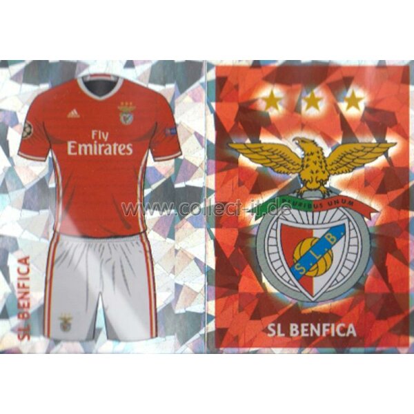 CL1617 - Sticker - BEN01+02 - Trikot+Logo [SL Benfica]