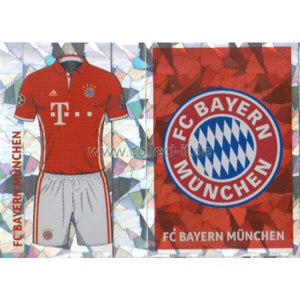 CL1617 - Sticker - BMU01+02 - Trikot+Logo [FC Bayern München]