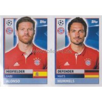 CL1617 - Sticker - BMU08+09 - Xabi Alonso+Mats Hummels...