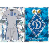 CL1617 - Sticker - DYN01+02 - Trikot+Logo [FC Dynamo Kyiv]