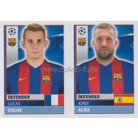 CL1617 - Sticker - FCB06+07 - Lucas Digne+Jordi Alba [FC...