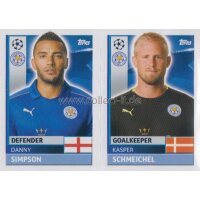 CL1617 - Sticker - LEI04+05 - Danny Simpson+Kasper...