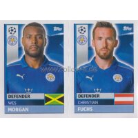 CL1617 - Sticker - LEI06+07 - Wes Morgan+Christian Fuchs...