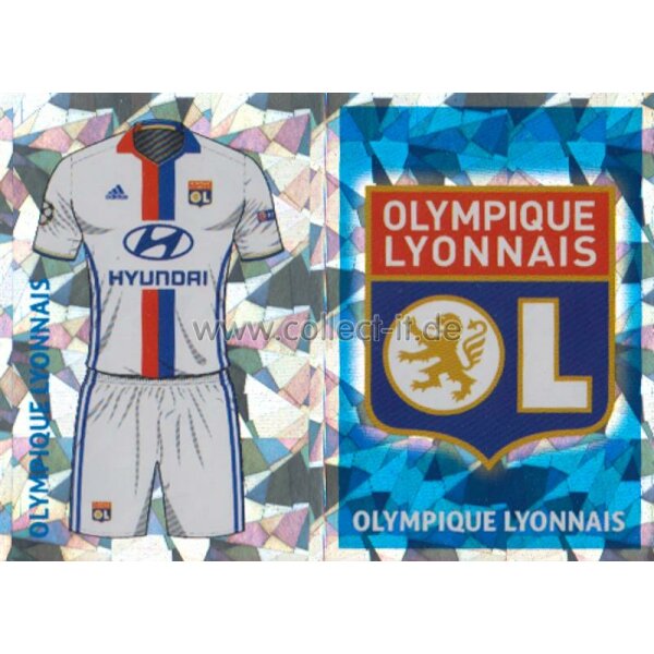 CL1617 - Sticker - LYO01+02 - Trikot+Logo [Olympique Lyonnais]