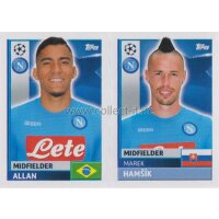 CL1617 - Sticker - NAP12+13 - Allan+Marek Hamsik [SSC...