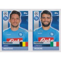 CL1617 - Sticker - NAP16+17 - Dries Mertens+Lorenzo...