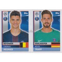 CL1617 - Sticker - PSG04+05 - Thomas Meunier+Kevin Trapp...