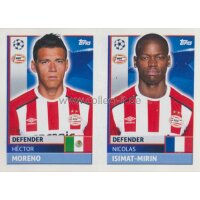 CL1617 - Sticker - PSV08+09 - Hector Moreno+Nicolas...