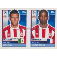 CL1617 - Sticker - PSV08+09 - Hector Moreno+Nicolas...